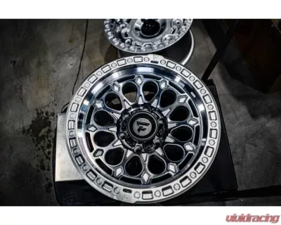 Fittipladi Terra Series FT101 Wheel 17x9 5x127 | 5x5 -12mm Gloss Silver Machined - FT101-17905127N12MS