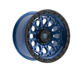 Fittipladi Terra Series FT101 Wheel 17x9 6x135 -12 Gloss Blue w/ Black Ring