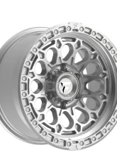 Fittipladi Terra Series FT101 Wheel 17x9 6x5.5 -12 Gloss Silver Machined                                     - FT101-17906139N12MS - Image 6