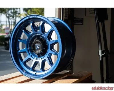 Fittipladi Terra Series FT10mm2 Wheel 17x8.5 5x127 | 5x5 0mm Gloss Blue - FT102-17855127Q00BL