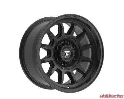 Fittipladi Terra Series FT10mm2 Wheel 17x8.5 5x127 | 5x5 0mm Satin Black - FT102-17855127Q00SB