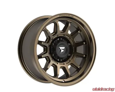 Fittipladi Terra Series FT10mm2 Wheel 17x8.5 5x127 | 5x5 0mm Satin Bronze - FT102-17855127Q00Z