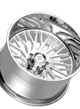 Fittipladi Truck Forged FTF500 Wheel 24x14 6x5.5 -76 Left Directional Polished                                     - FTF500-24146139N76P-L - Image 2