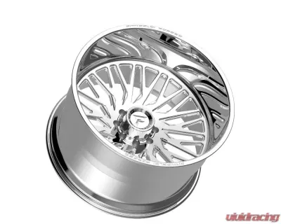 Fittipladi Truck Forged FTF500 Wheel 24x14 6x5.5 -76 Left Directional Polished - FTF500-24146139N76P-L
