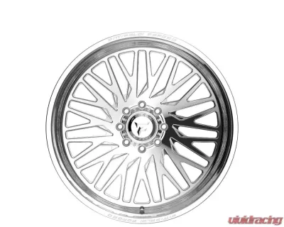 Fittipladi Truck Forged FTF500 Wheel 24x14 6x5.5 -76 Left Directional Polished - FTF500-24146139N76P-L