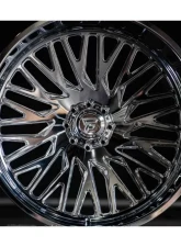 Fittipladi Truck Forged FTF500 Wheel 24x14 6x5.5 -76 Left Directional Polished                                     - FTF500-24146139N76P-L - Image 5