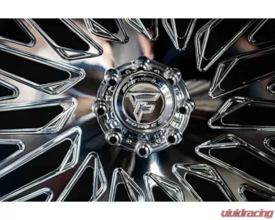 Fittipladi Truck Forged FTF500 Wheel 24x14 6x5.5 -76 Left Directional Polished - FTF500-24146139N76P-L