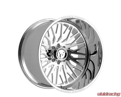 Fittipladi Truck Forged FTF500 Wheel 24x14 8x170 -76 Left Directional Polished - FTF500-24148170N76P-L