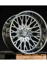 Fittipladi Truck Forged FTF501 Wheel 24x14 8x170 -76 Left Directional Polished                                     - FTF501-24148170N76P-L - Image 5