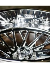 Fittipladi Truck Forged FTF501 Wheel 24x14 8x170 -76 Left Directional Polished                                     - FTF501-24148170N76P-L - Image 9