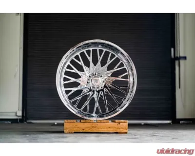 Fittipladi Truck Forged FTF501 Wheel 24x14 8x170 -76 Right Directional Polished - FTF501-24148170N76P-R