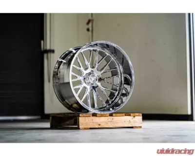 Fittipladi Truck Forged FTF502 Wheel 24x14 5x127 | 5x5 -76 Polished - FTF502-24145127N76P