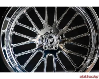 Fittipladi Truck Forged FTF502 Wheel 24x14 5x127 | 5x5 -76 Polished - FTF502-24145127N76P