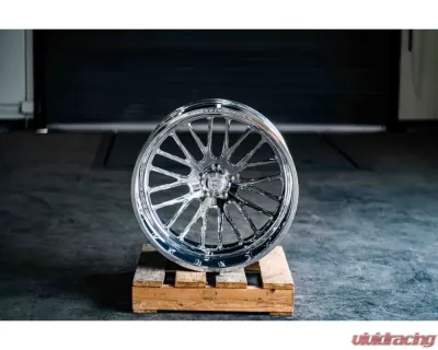 Fittipladi Truck Forged FTF502 Wheel 24x14 5x127 | 5x5 -76 Polished - FTF502-24145127N76P