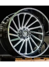 Fittipladi Truck Forged FTF503 Wheel 24x14 5x127 | 5x5 -76 Left Directional Polished                                     - FTF503-24145127N76P-L - Image 7