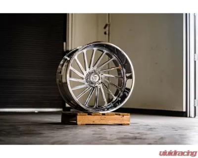 Fittipladi Truck Forged FTF503 Wheel 26x16 8x170 -101 Left Directional Polished - FTF503-26168170N101P-L