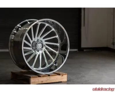 Fittipladi Truck Forged FTF503 Wheel 30x16 8x6.50 -101 Left Directional Polished - FTF503-30168165N101P-L