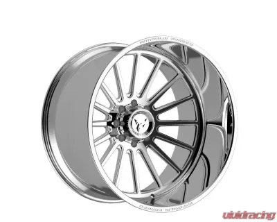 Fittipladi Truck Forged FTF504 Wheel 24x14 8x170 -76 Polished - FTF504-24148170N76P