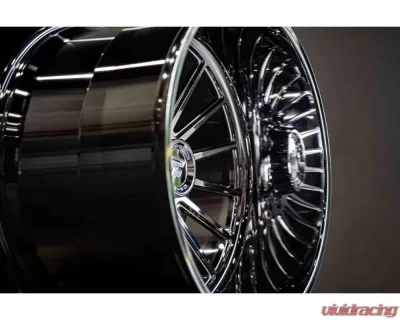 Fittipladi Truck Forged FTF504 Wheel 24x14 8x170 -76 Polished - FTF504-24148170N76P