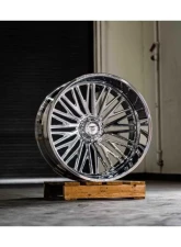 Fittipladi Truck Forged FTF505 Wheel 24x14 6x5.5 -76 Right Directional Polished                                     - FTF505-24146139N76P-R - Image 4