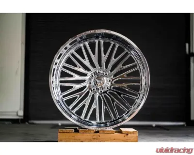 Fittipladi Truck Forged FTF505 Wheel 24x14 6x5.5 -76 Right Directional Polished - FTF505-24146139N76P-R