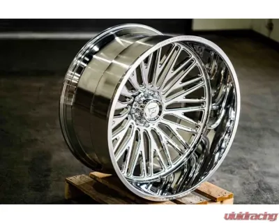 Fittipladi Truck Forged FTF505 Wheel 24x14 6x5.5 -76 Right Directional Polished - FTF505-24146139N76P-R