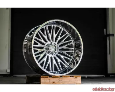 Fittipladi Truck Forged FTF505 Wheel 30x16 8x6.50 -101 Right Directional Polished - FTF505-30168165N101P-R