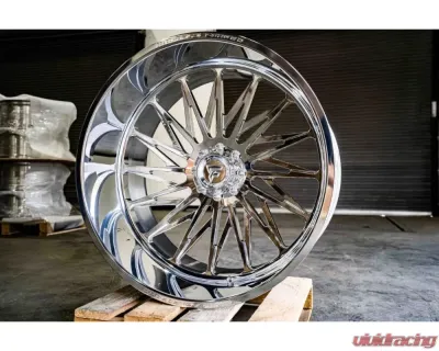Fittipladi Truck Forged FTF506 Wheel 24x14 6x5.5 -76 Left Directional Polished - FTF506-24146139N76P-L