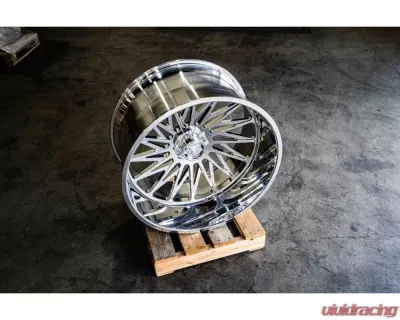 Fittipladi Truck Forged FTF506 Wheel 24x14 6x5.5 -76 Left Directional Polished - FTF506-24146139N76P-L
