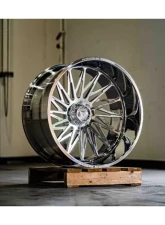 Fittipladi Truck Forged FTF506 Wheel 24x14 6x5.5 -76 Left Directional Polished                                     - FTF506-24146139N76P-L - Image 8