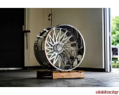 Fittipladi Truck Forged FTF506 Wheel 24x14 6x5.5 -76 Left Directional Polished - FTF506-24146139N76P-L