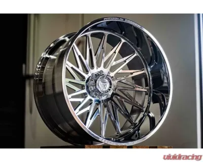Fittipladi Truck Forged FTF506 Wheel 24x14 6x5.5 -76 Left Directional Polished - FTF506-24146139N76P-L