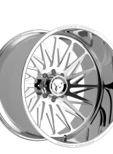 Fittipladi Truck Forged FTF506 Wheel 24x14 8x6.50 -76 Left Directional Polished                                     - FTF506-24148165N76P-L - Image 10