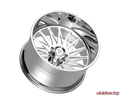 Fittipladi Truck Forged FTF506 Wheel 24x14 8x6.50 -76 Left Directional Polished - FTF506-24148165N76P-L