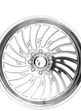 Fittipladi Truck Forged FTF507 Wheel 24x14 8x6.50 -76 Right Directional Polished                                     - FTF507-24148165N76P-R - Image 3
