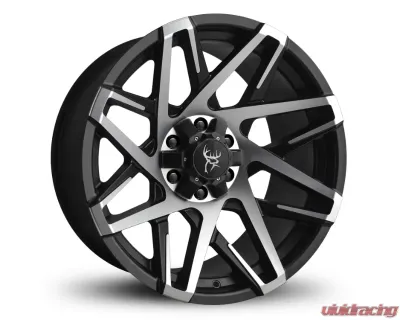 Buck Commander Wheels Canyon Wheel 20x10 6x135|6x139.7 -25mm Satin Black Machined Face - CY4201066-25SBM