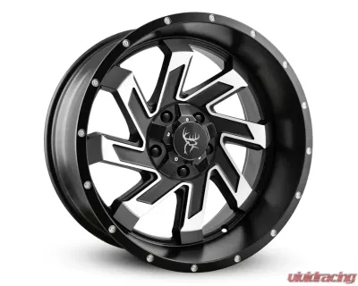 Buck Commander Wheels SAW Wheel 20x10 5x127|5x139.7 -25mm Satin Black Machined Face - SA4201056-25SBM