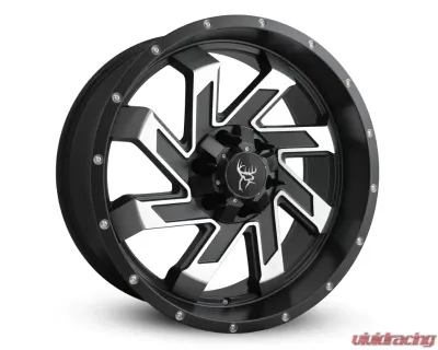 Buck Commander Wheels SAW Wheel 20x9 6x135|6x139.7 0mm Satin Black Machined Face - SA42090660SBM