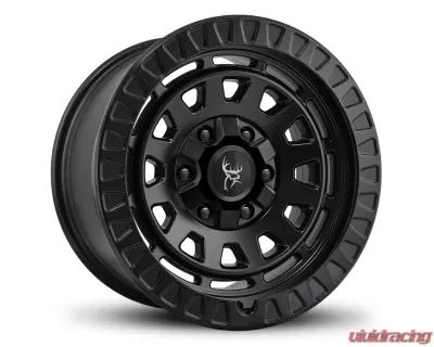 Buck Commander Wheels Venture Wheel 17x9 6x135|6x139.7 0mm All Satin Black - VE41790660ASB