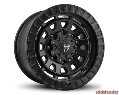 Buck Commander Wheels Venture Wheel 17x9 8x180 0mm All Satin Black - VE41790800ASB
