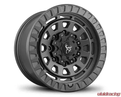 Buck Commander Wheels Venture Wheel 17x9 8x165 0mm All Satin Dark Grey - VE41790820ASG