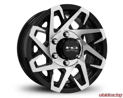 HD Trailer Wheels Canyon Wheel 15x6 6x139.7 0mm Gloss Black Machined Face - CY1560830BK