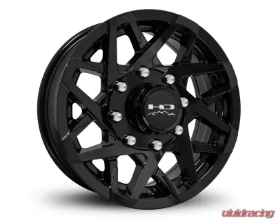 HD Trailer Wheels Canyon Wheel 16x6 8x165 0mm All Gloss Black - CY1660820AGB