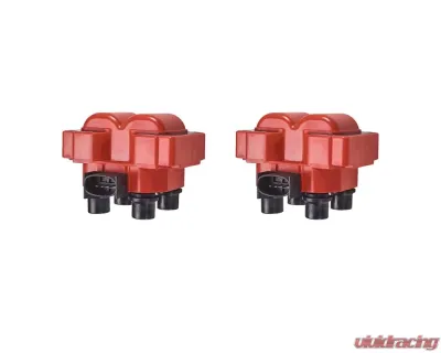 Aceon Set of 2 Red Aceon Sport Ignition Coil Ford | Lincoln | Mazda | Mercury 1989-2003 - 7805-1121J-02