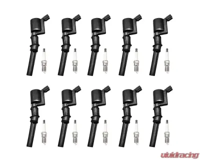 Aceon Set of 10 Ignition Coil with Spark Plug Audi | DeLorean | Ford | Jaguar | Lincoln | Mercury | Panoz | Renault 1981-2014 - 7805-1151-B5