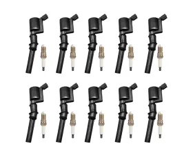 Aceon Set of 10 Ignition Coil with Spark Plug Ford | Lincoln | Mercury 1997-2019