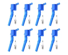 Aceon Set of 8 Blue Performance Plus Ignition Coil with Spark Plug Ford | Lincoln | Mercury 1998-2011