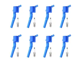Aceon Set of 8 Blue Performance Plus Ignition Coil with Spark Plug Ford | Lincoln | Mercury 1998-2013