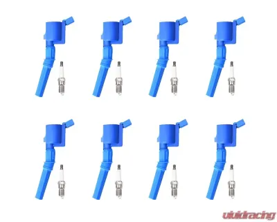 Aceon Set of 8 Blue Performance Plus Ignition Coil with Spark Plug Ford | Lincoln | Mercury 1998-2013 - 7805-1151H-B5