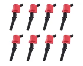 Aceon Set of 8 Red Aceon Sport Ignition Coil Ford | Lincoln | Mercury 1997-2019